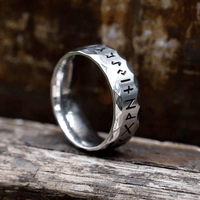 Wikinger Rune Ring \"Weisheit des Helden\"