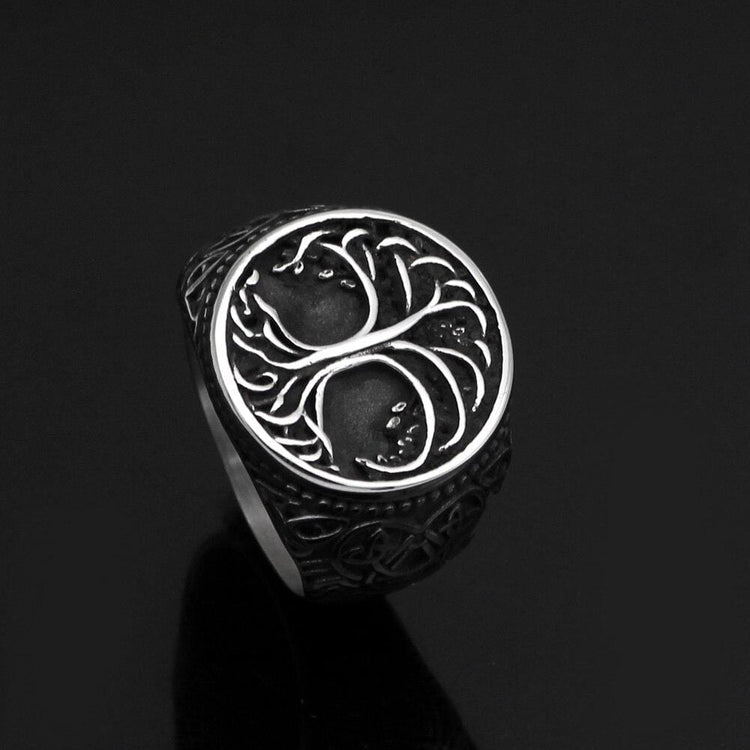 Ring Yggdrasil | Edelstahl