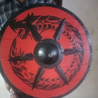 Wikingerschild Ouroboros-Symbol