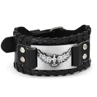 Odins Rabenarmband aus Leder