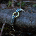 Schlangenkopf-Armband vergoldet | Edelstahl