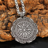 Collier Collier boussole runique Vegvisir - Odins Hall