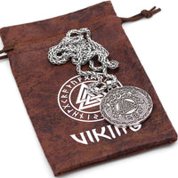 Halskette der Wikinger-Dreifaltigkeit - Valknut