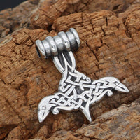 Collier Mjolnir en forme de corbeaux d'Odin