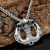 Collier Collier Mjolnir - marteau de Thor avec becs des corbeaux d'odin - Odins Hall