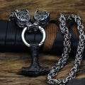 Halskette Macht des Mjolnir und Schutz für Freki und Geri