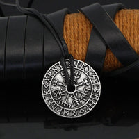 Vegvisir Runenhalskette