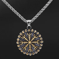 Vegvisir Halsband | Edelstahl