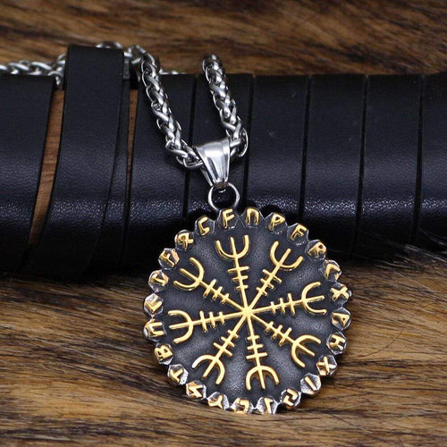 Collier Collier Vegvisir | Acier Inoxydable - Odins Hall