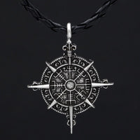 Vegvisir-Halskette Kompass des Schicksals