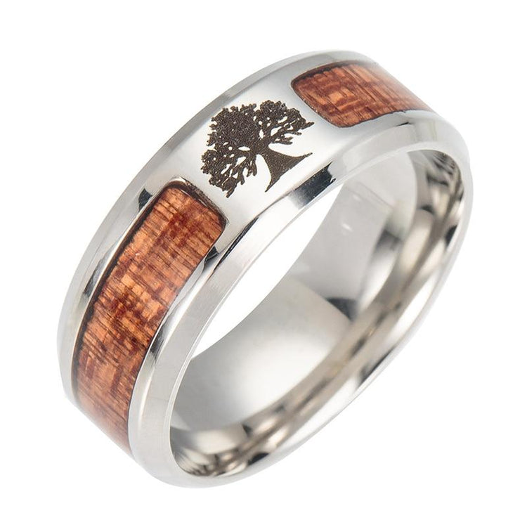 Yggdrasil Ring - Edelstahl