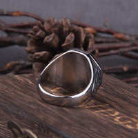 Cross Axe Ring - Edelstahl