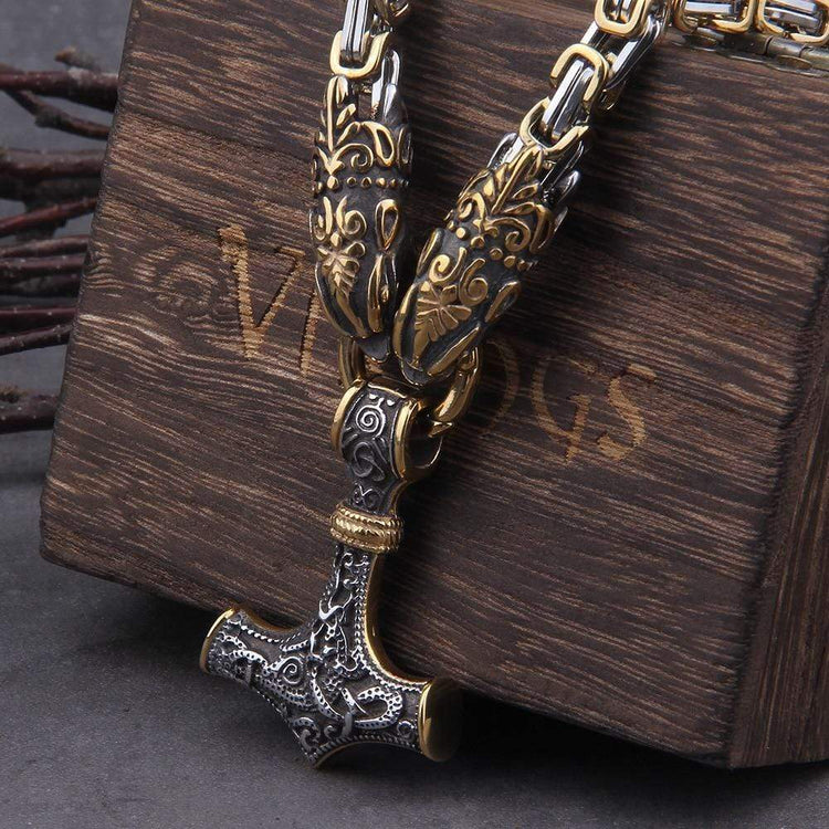 Wikinger-König-Halskette - Symbol für Thors Macht