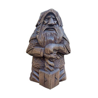 Wikingerstatuette aus Holz Nordische Götter