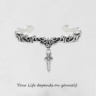 '' Ihr Leben hängt von Ihnen ab '' Armband aus Edelstahl